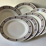 6 assiettes à dessert - Service Claire
