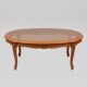 Oval coffee table
