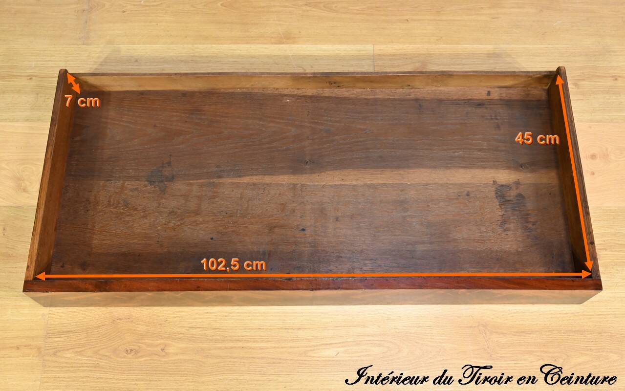 Mahogany chest of drawers, Empire period – Early 19th century