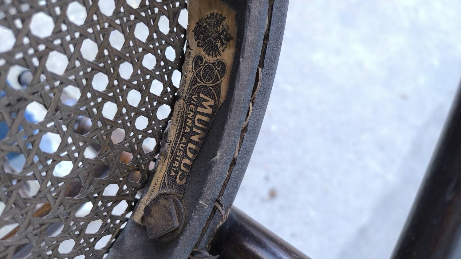 Mundus chair by Thonet Vienna Austria 1925