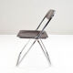 Plia folding chairs by Giancarlo Piretti to Castelli Italy 60s