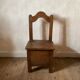 Antique solid oak chair