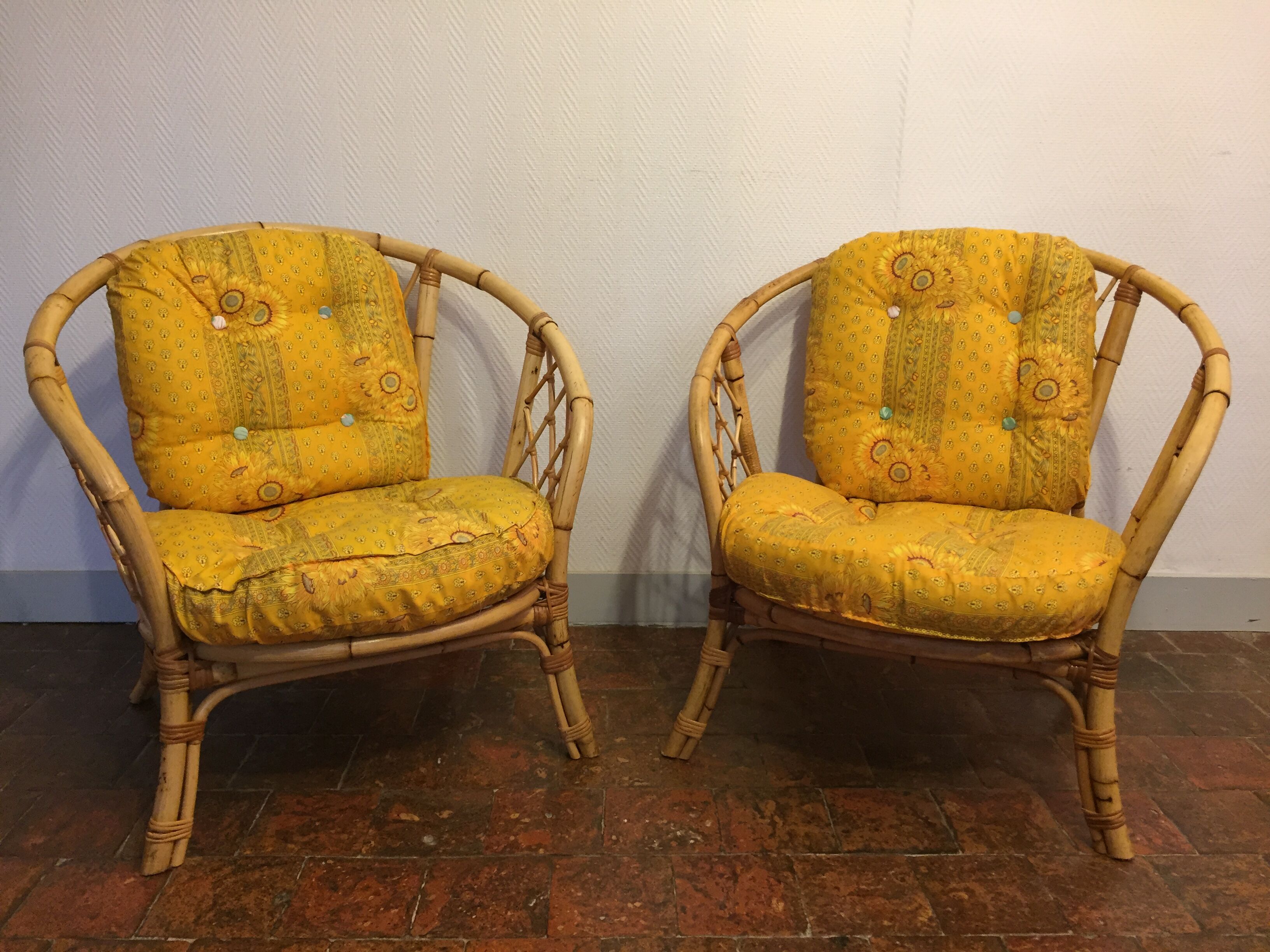Vintage rattan chairs