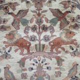 Persian wool and silk rug - 157 x 92