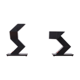 Zig-Zag Lampes de Table Designer Shui L. D. Chan en 1984, Hong-Kong