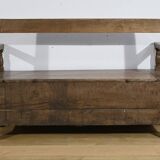Solid Oak Landing Chest Bench – 1920