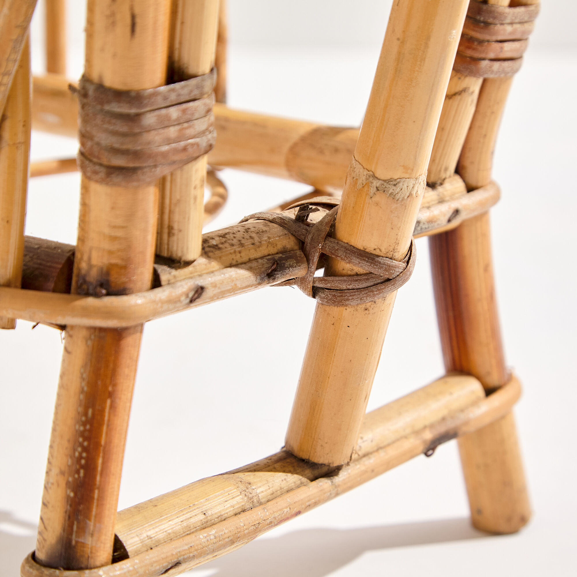 Bamboo magazine rack