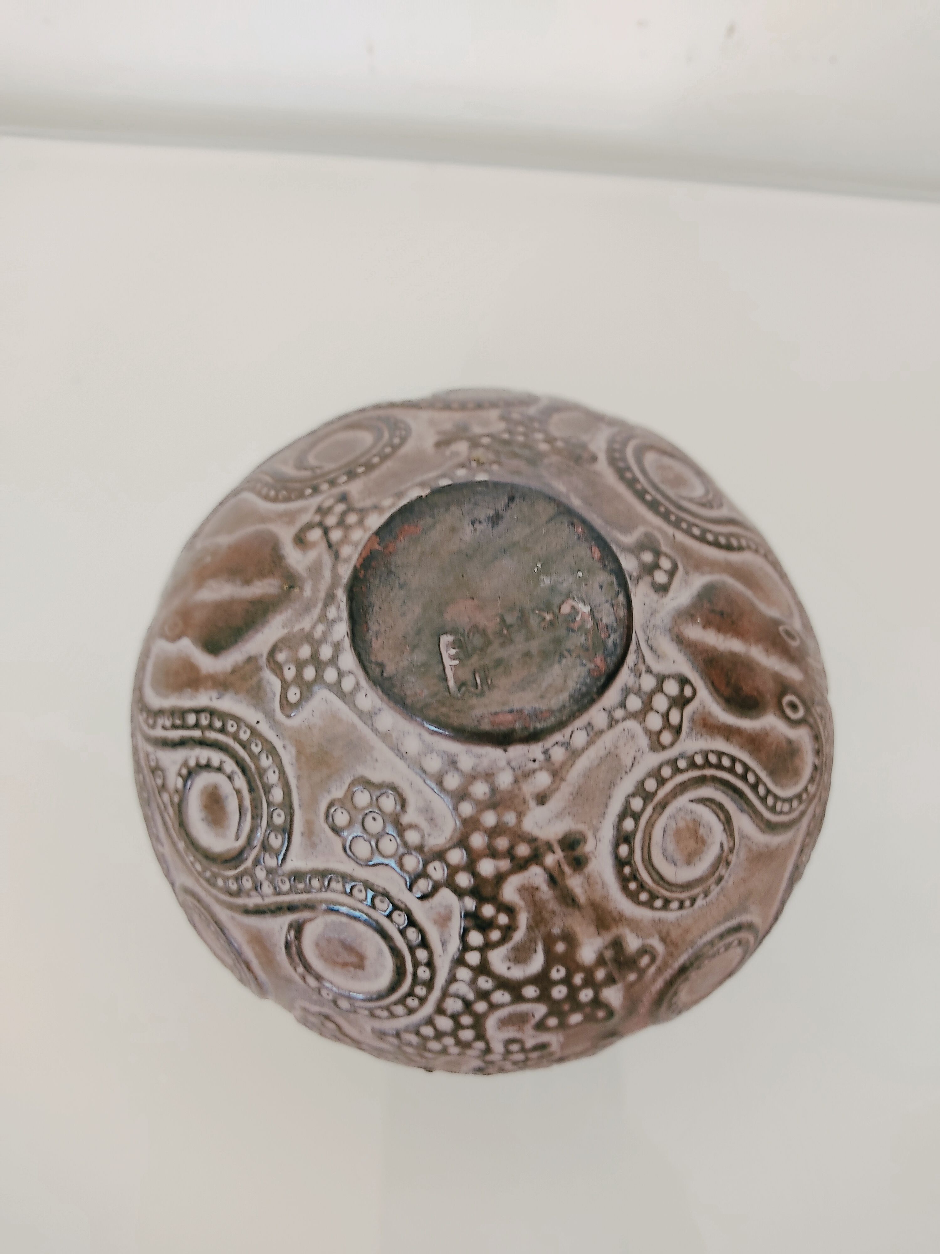 Vase pieuvre terre cuite grecque