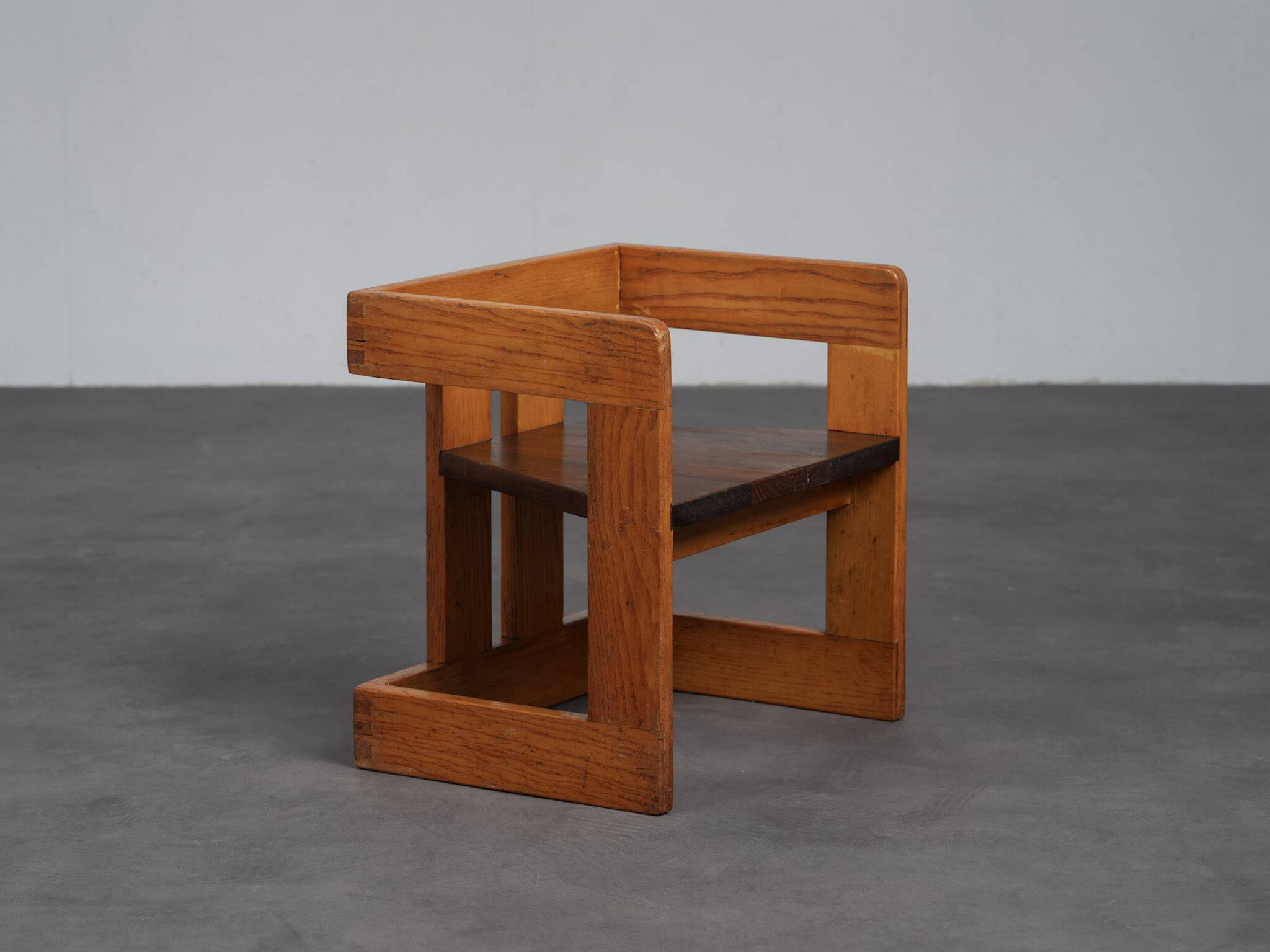 Chaise d'enfant Art Déco rare par Pander, Pays-Bas, années 1930