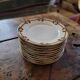 10 Sarreguemines dessert plates