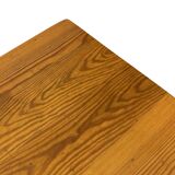 Vintage Pinewood Dining Table Desk with Drawer 60s Design