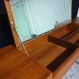 Roche Bobois mid-century design teak dressing table