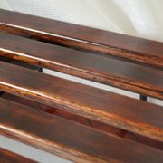 Portemanteau  mural en bois foncé vintage