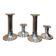 Set of 4 candlesticks "Luise" by Günther Lambert silver-plated metal