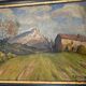 Peinture paysage provencal Devouassoux