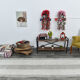 Scandinavian vintage runner rug 90x287cm