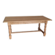 Table de ferme rénovée