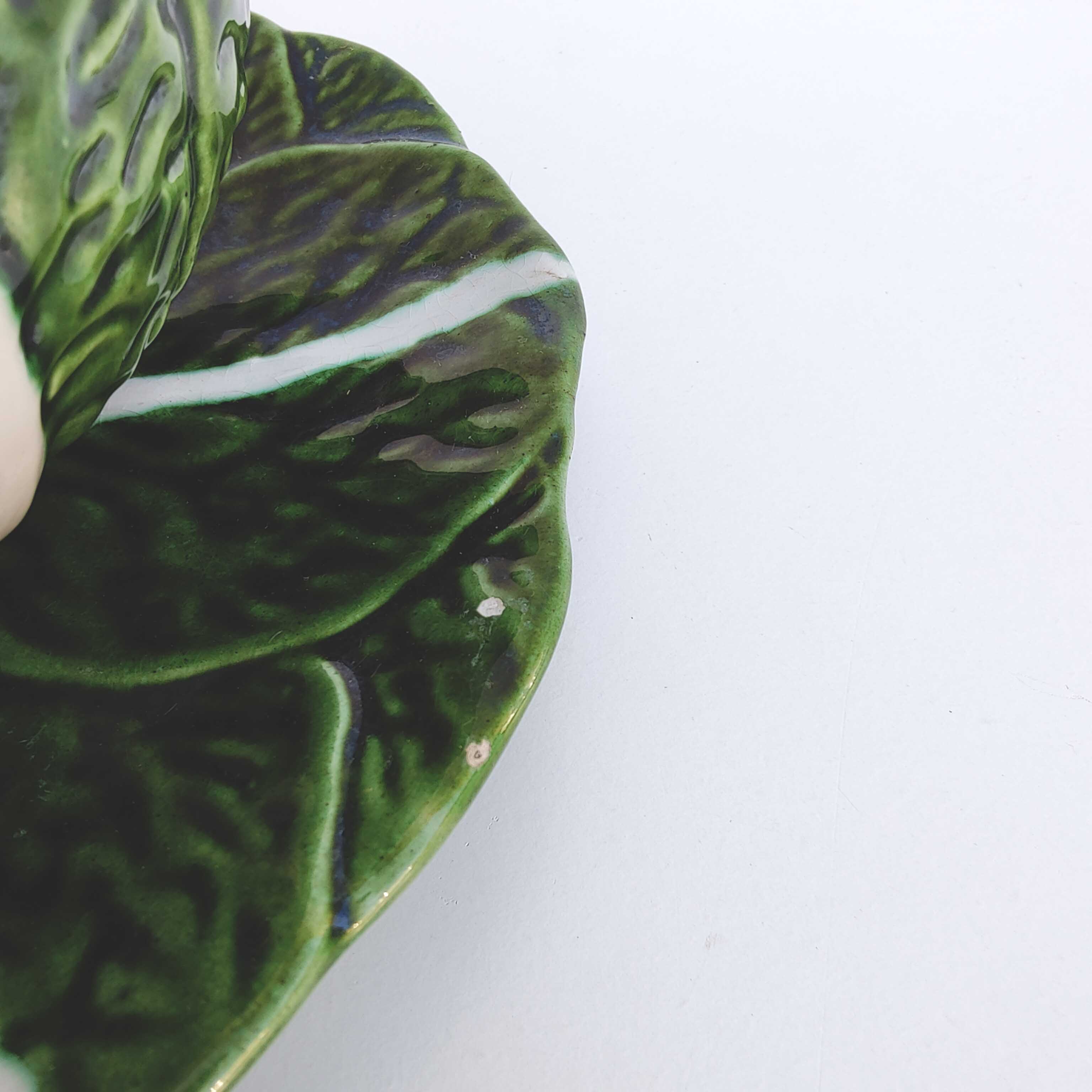 Vintage ceramic cabbage soup bowl
