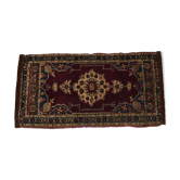 Old Hereké carpet, Turkey, 55 cm x 102 cm, hand knotted wool, 19th century