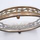 Louis XVI oval centerpiece in silver metal - 19th century
