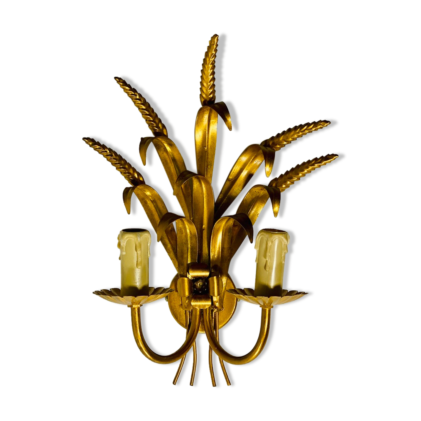 Je Fassung wheat ear wall lamp 1960/70