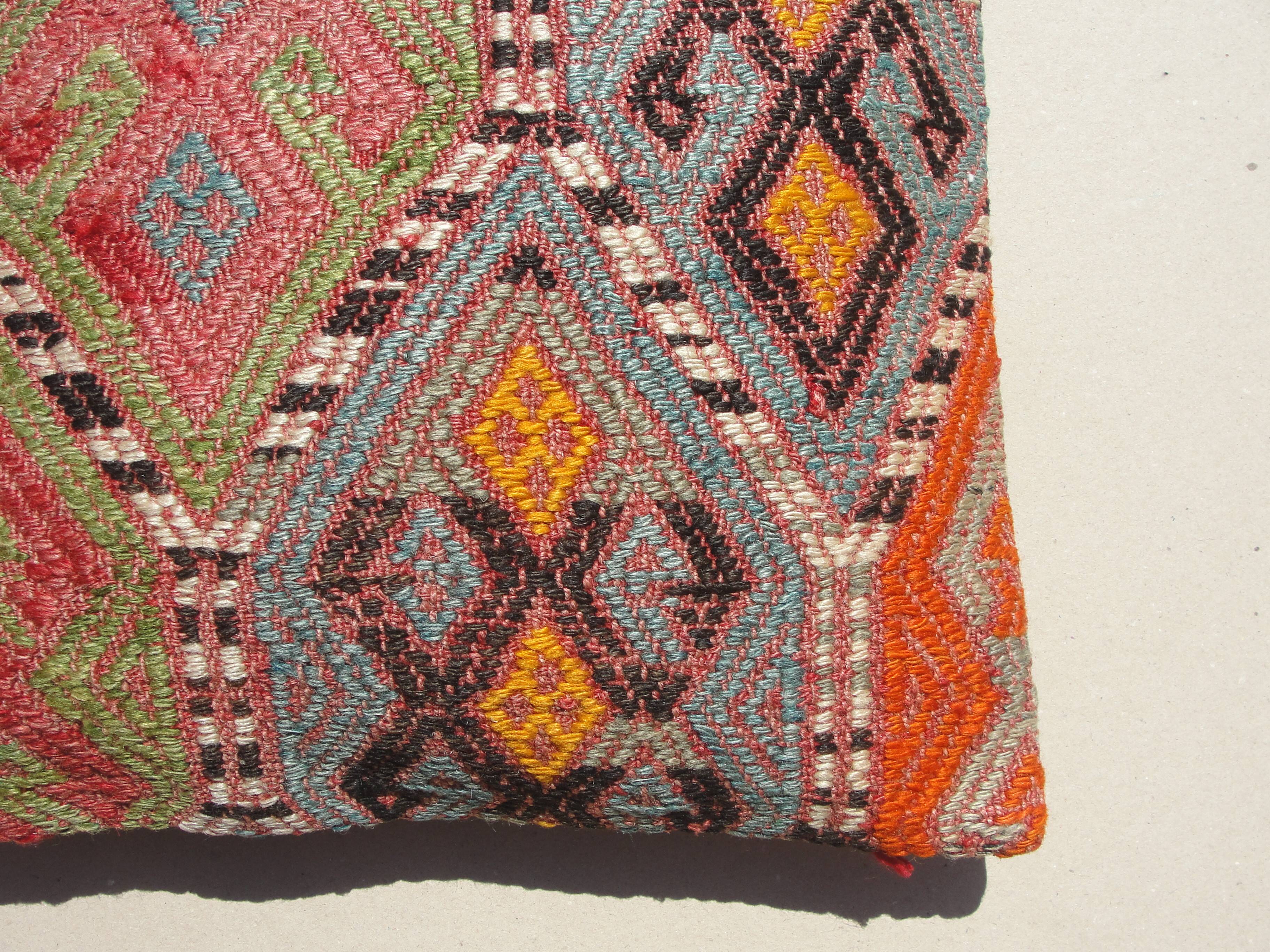 Handmade decorative kilim rug pillow cover cushion case kissen