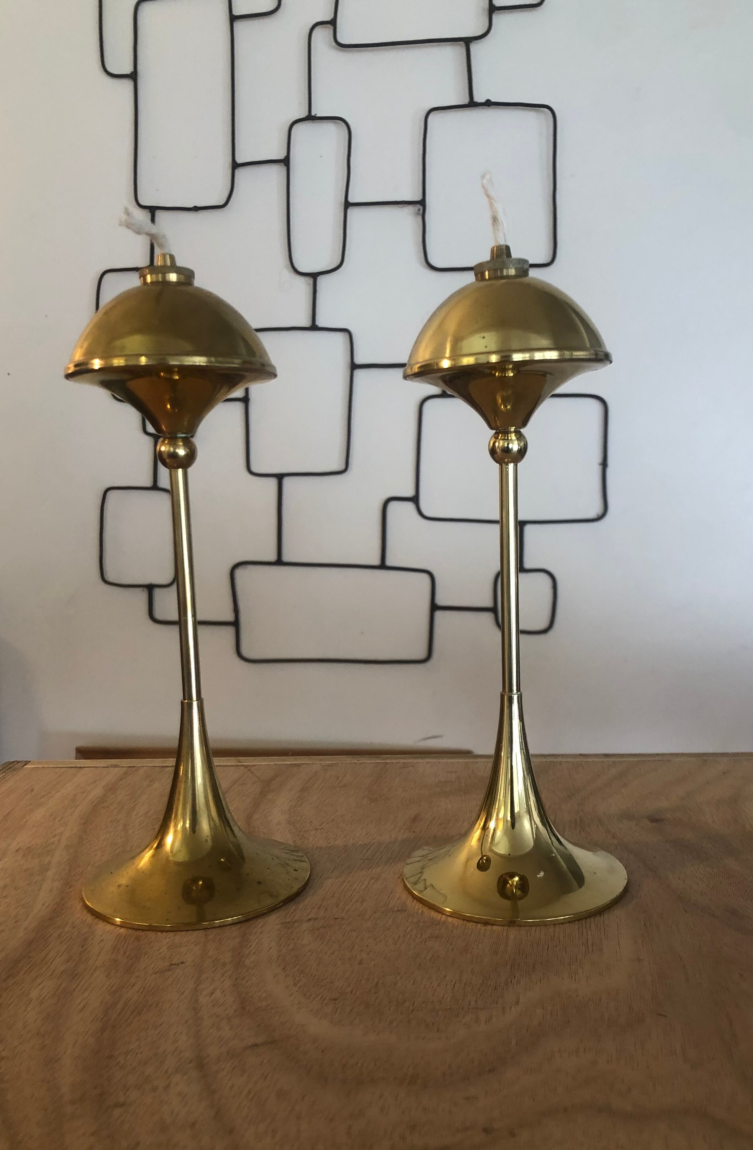Oil lamps Denmark 1960