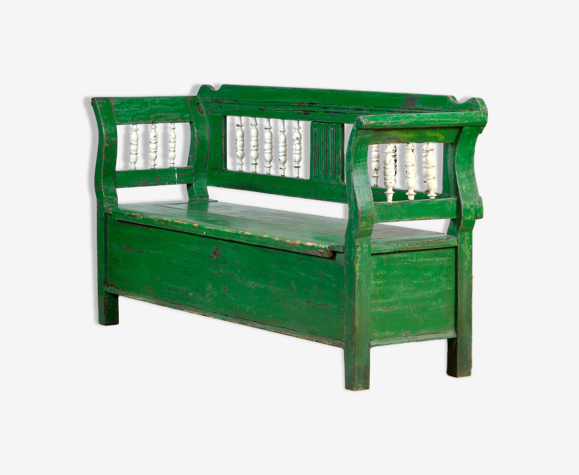 Antique Pine Bench, 1930s