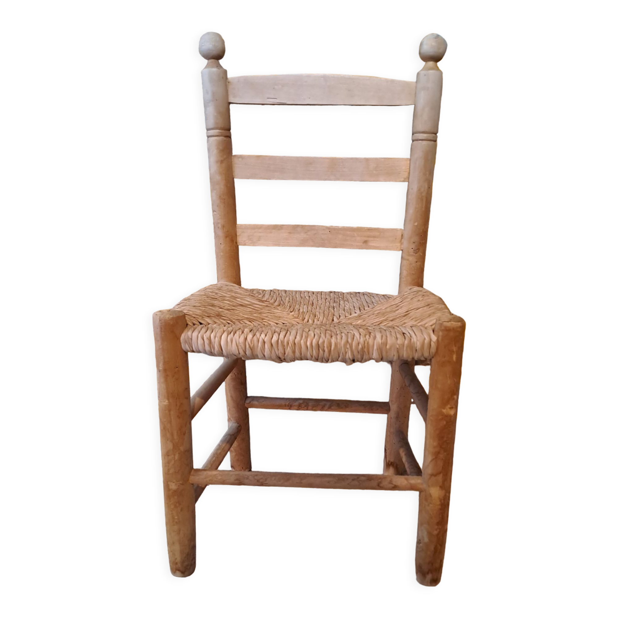 Straw chair style provençal camargue