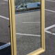 Golden mirror  130x93cm