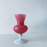 Pink opaline vase