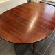 Scandinavian extendable rosewood round table, 1960s