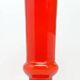 Postmodernist vase, red glass, Poland, 1970s