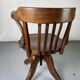 Fauteuil Baumann tournant en bois