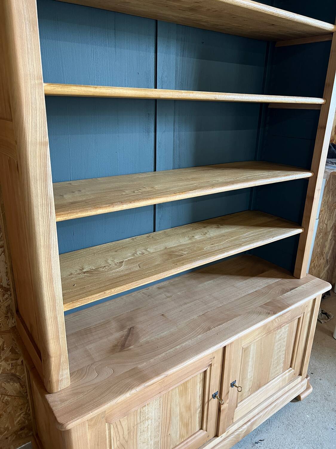 Cherry wood bookcase