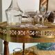 Desserte roulante vintage