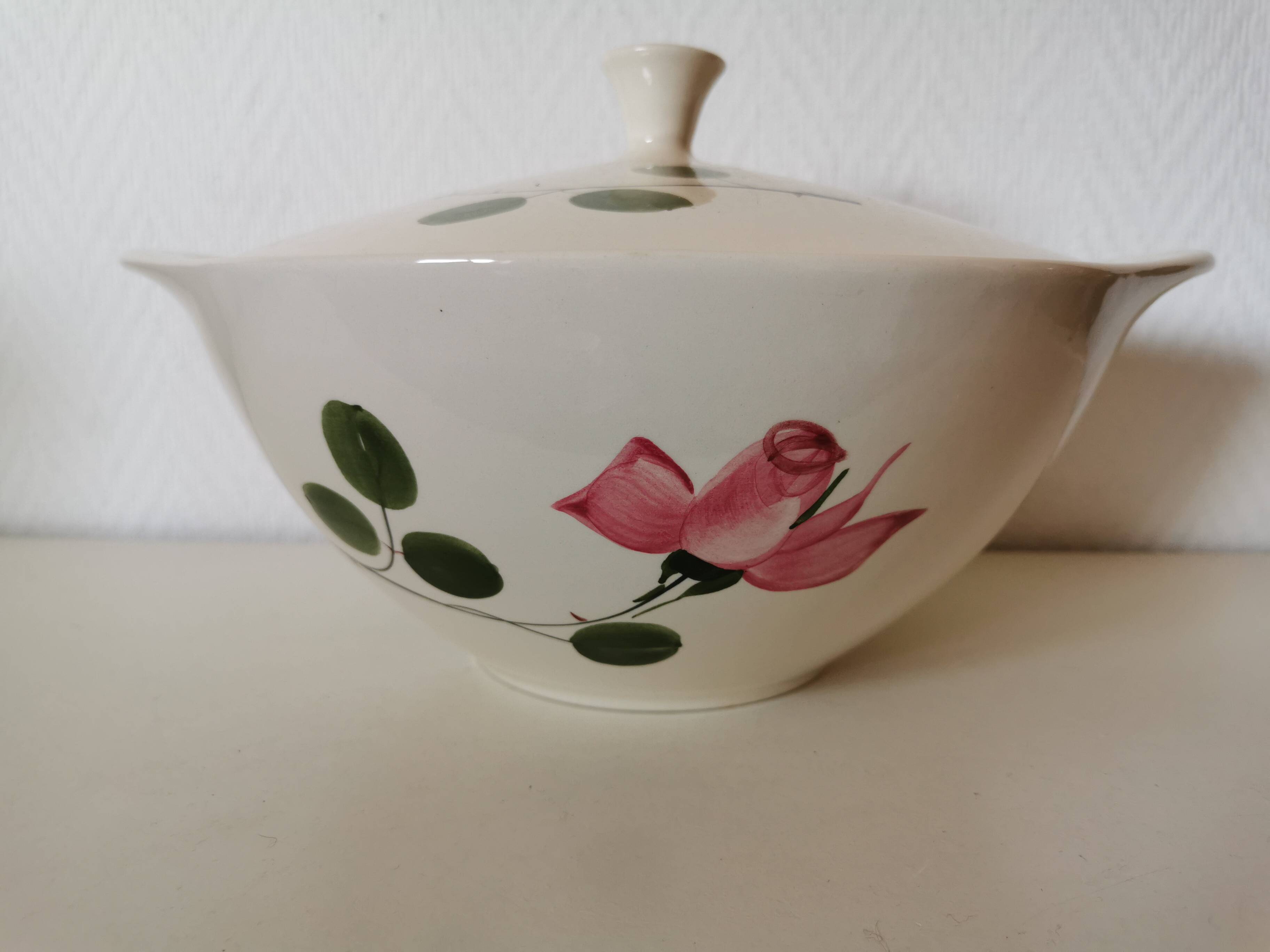 saladier , soupière, Villeroy et boch motif de fleur