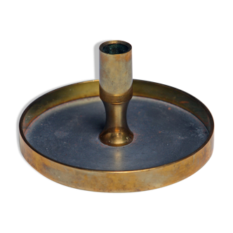 Candlestick table in brass and steel, Denmark 1960