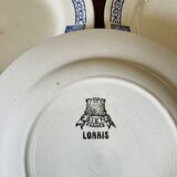 3 small plates from Gien Lorris