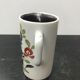Former pitcher quimper gf ceramics white decor painted flowers - anse vintage
