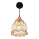 Vintage amber pendant light