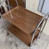 Vintage folding trolley serving cart
