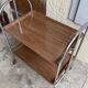 Vintage folding trolley serving cart
