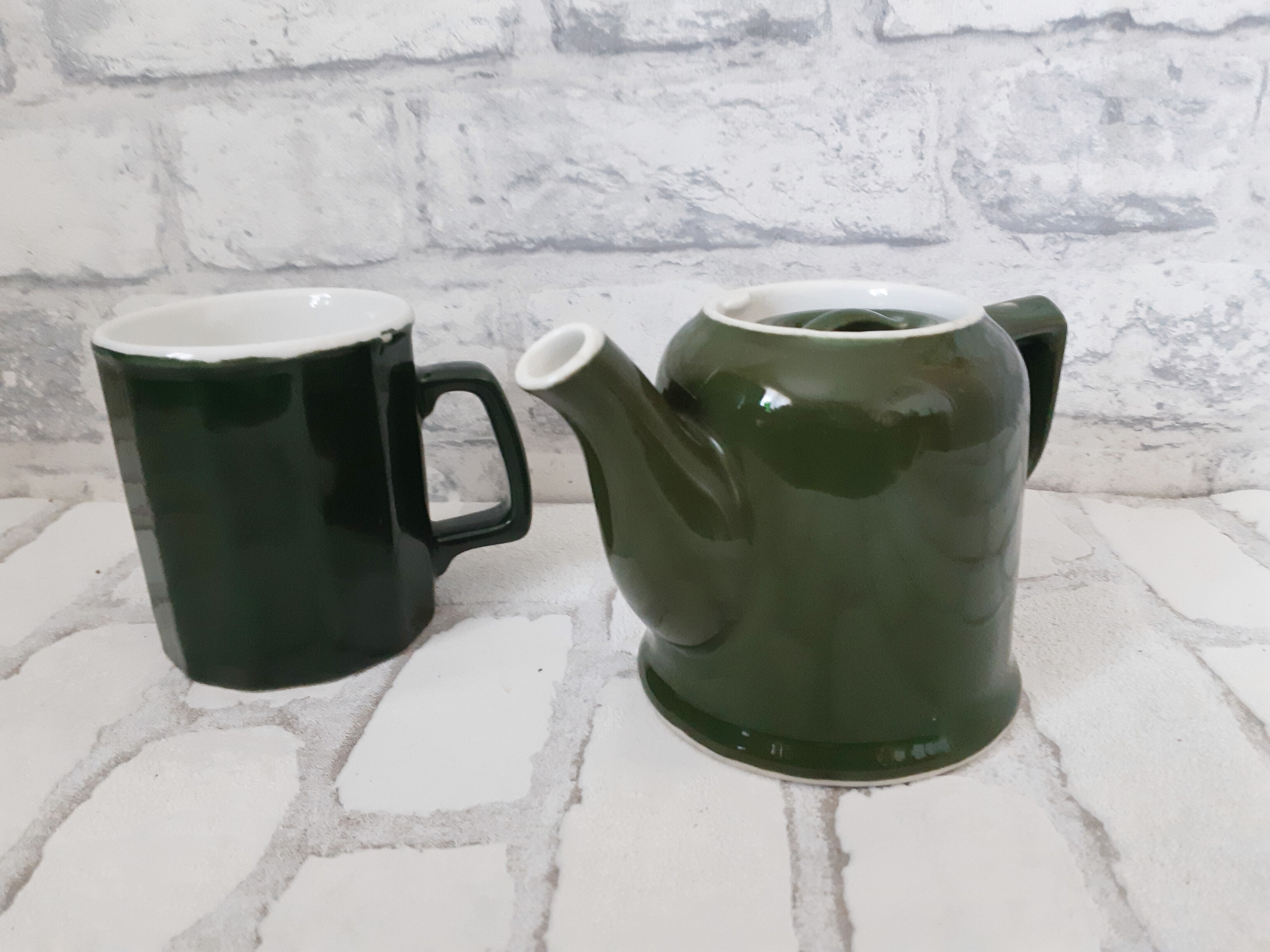 Mug and teapot