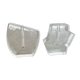 Ensemble de 2 vases en verre de roche « brutalistes », Allemagne 1970