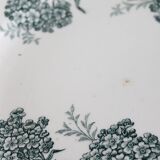 Antique flower plates DAISY St Amand x 2