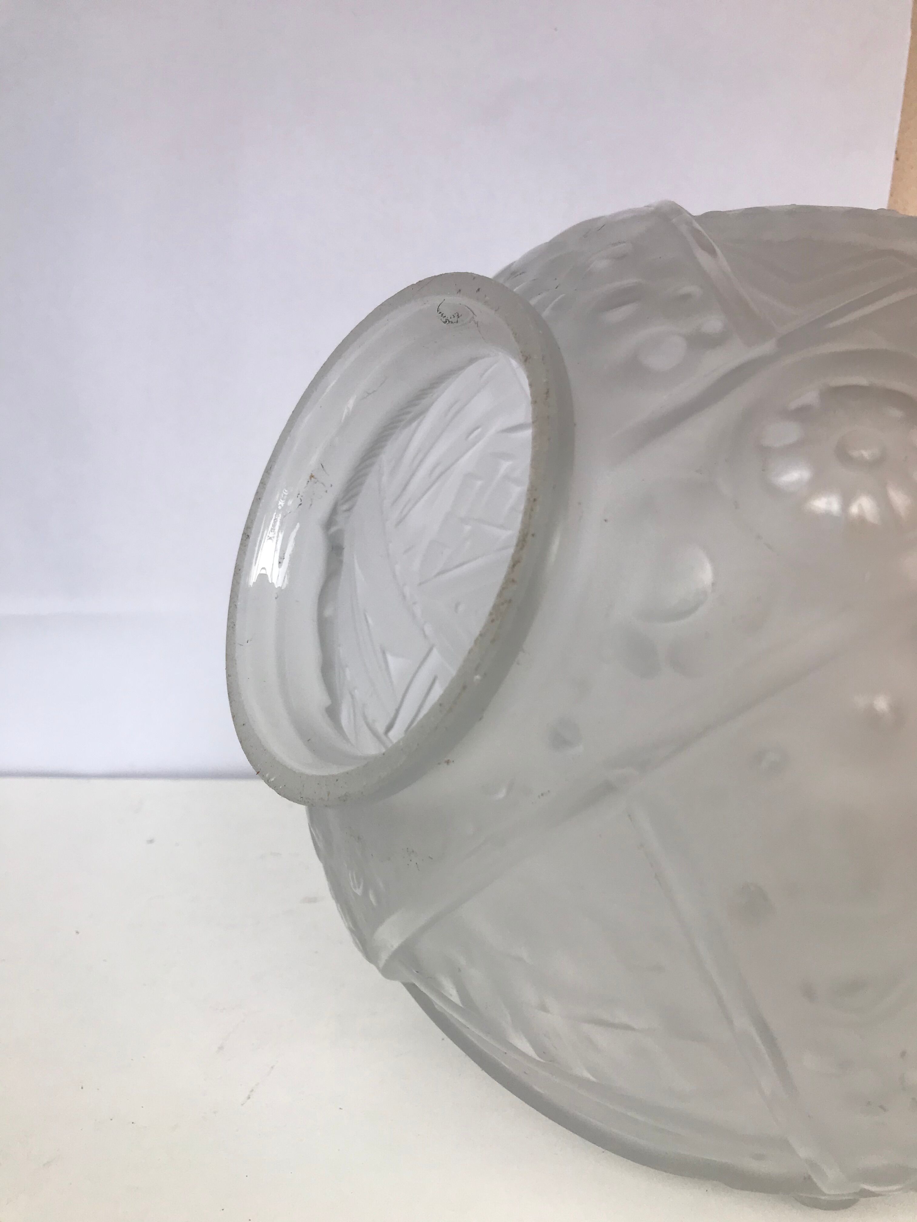 Globe XXL Art deco Brother Muller Luneville