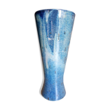 Vase XL en céramique bleue