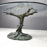 Vintage sculptural tree dining table, 1970s