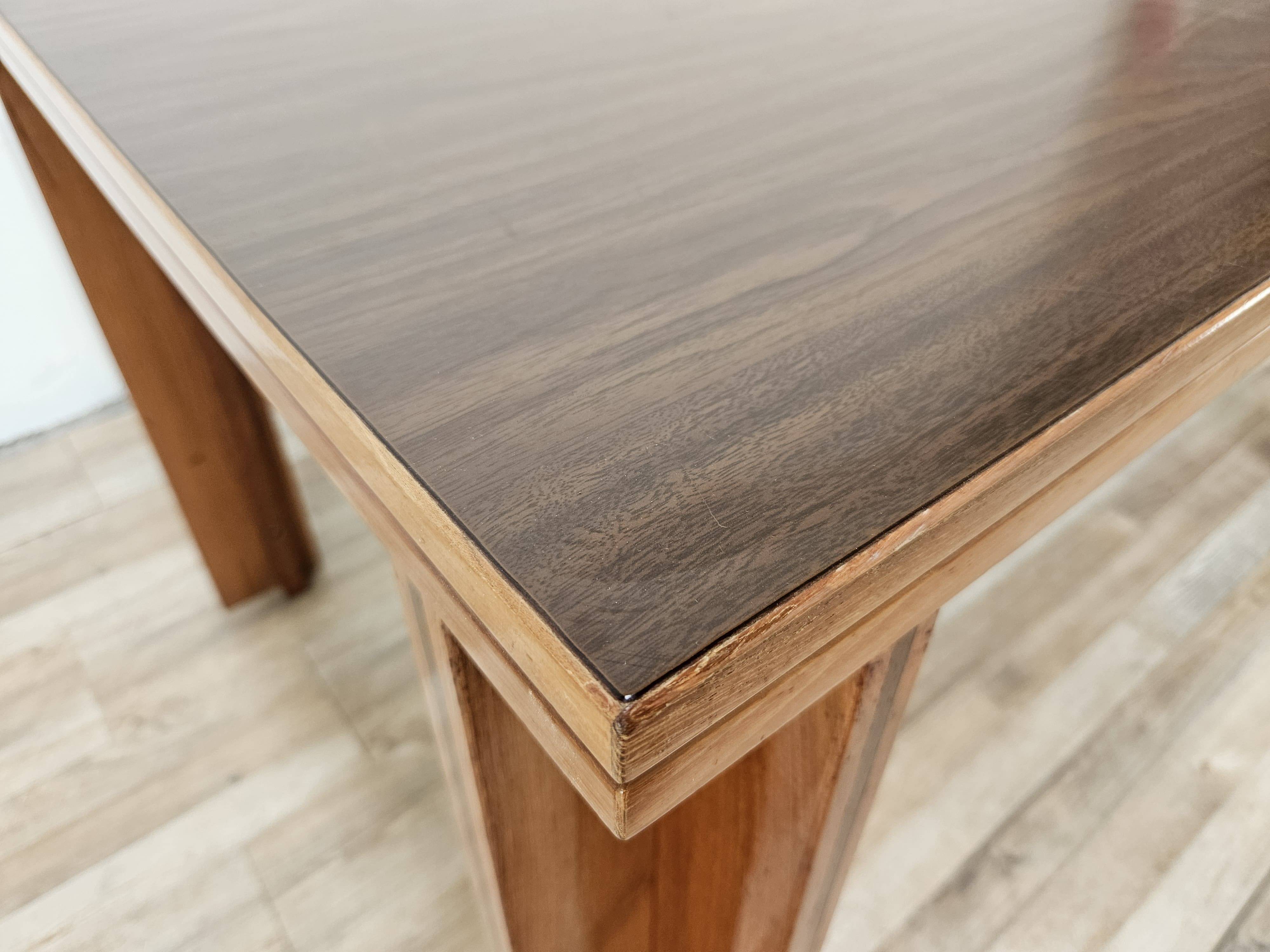 Italian design folding dining table, 1970